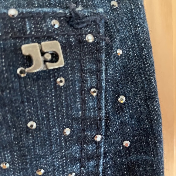 Joe's Jeans Medium Wash Studded Skinny Jeans Black Pistol Girl's 12 - Picture 3 of 11